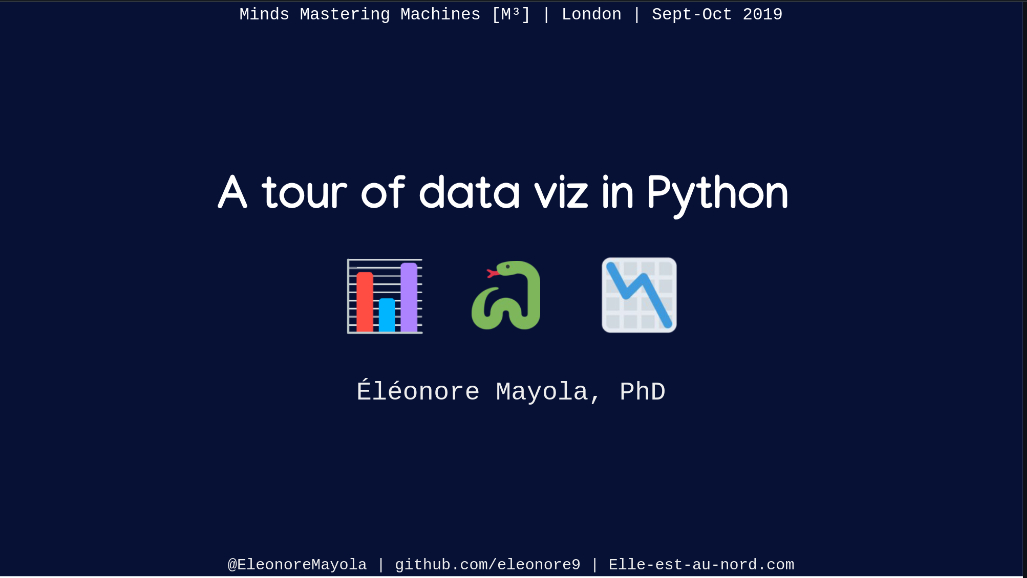 A tour of data viz in Python screenshot